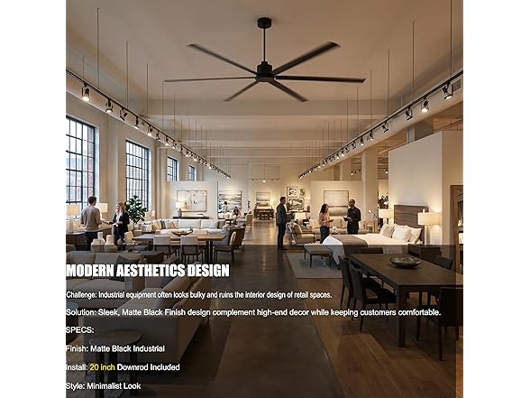 100 Inch Big Industrial Fan, HVLS Large Ceiling Fan