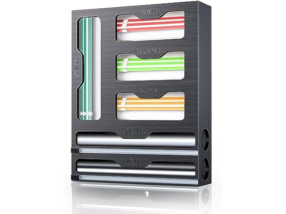 Black Bag and Plastic Organizer