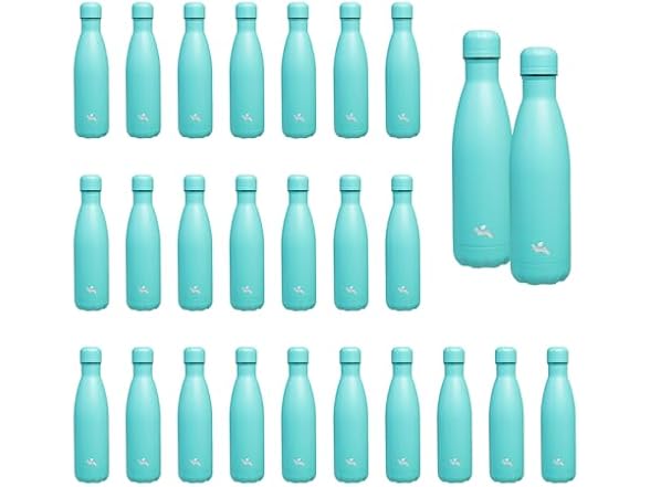 Konokyo 24 Pack 17 oz Water Bottle
