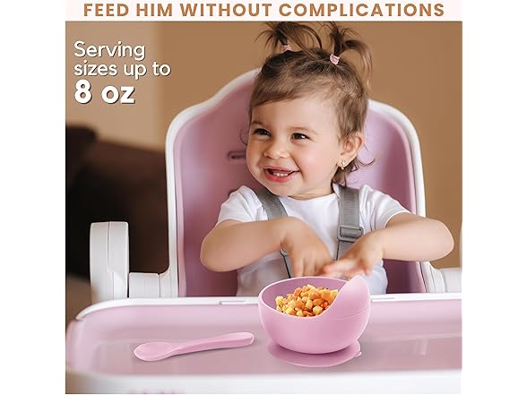 Xabono Baby Suction Bowls with Spoon