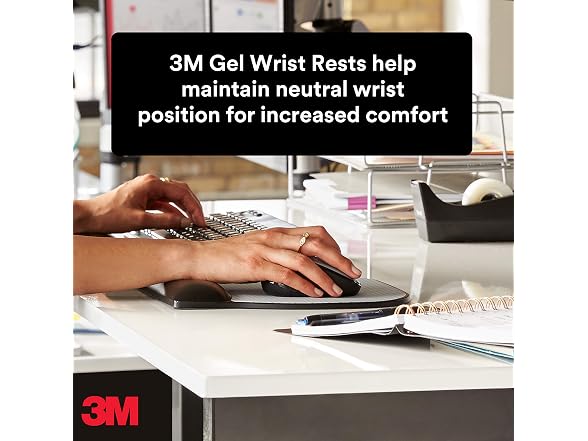 3M Precise Mouse Pad with Gel Wrist Rest