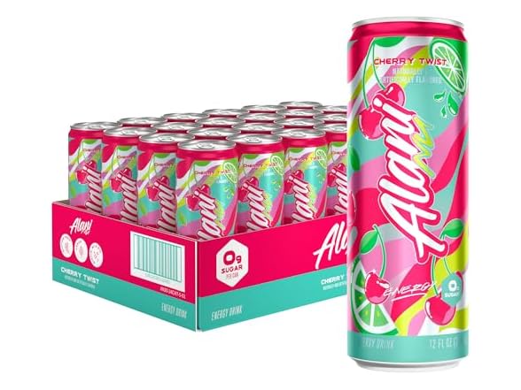 Alani Nu CHERRY TWIST Ice Sugar Free, 24 Count