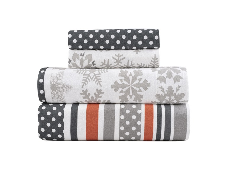 100% Turkish Cotton Plaid Flannel Sheet Set - Gallery 26