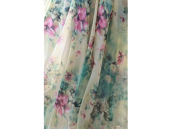 MedeShe Women (M) Chiffon Holiday Beach Maxi Dress