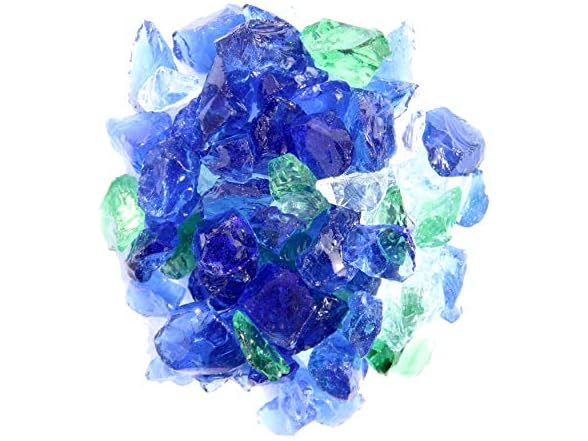 Hiland Pit Fire Glass in Pacific Blend
