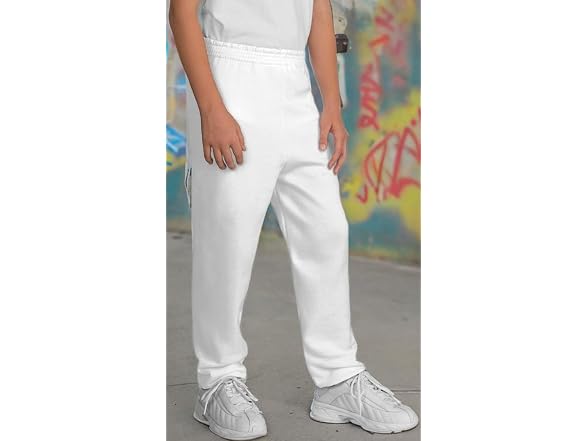 Joe's USA Boys (S) Youth Soft Cozy Size White