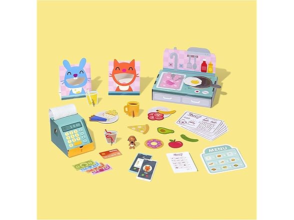 Sago Mini Pet Café Activity Box w Pretend Play Kitchen