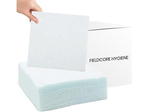 FieldCore Rinse-Free Bath Wipes – Case of 40 Packs