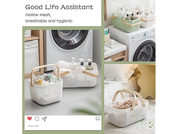 Tlingsd 2 Pack Metal Picnic Baskets