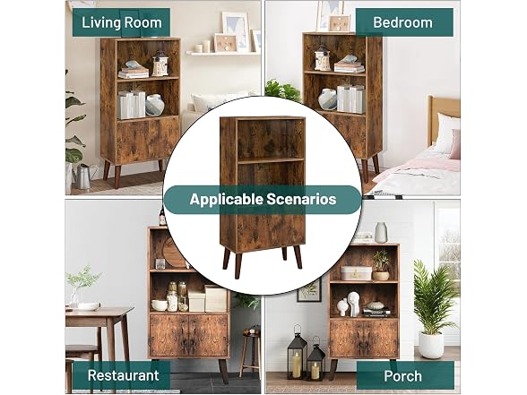 Wonder Comfort Wood 3-Tier Bookshelf