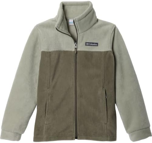 Columbia Youth Boys Steens Mountain II Fleece Jacket, Stone Green/Safari, X-Large