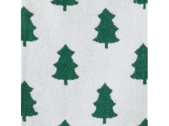 Winter Holiday Trees 100% Cotton Premium 4-Pc Towel Set
