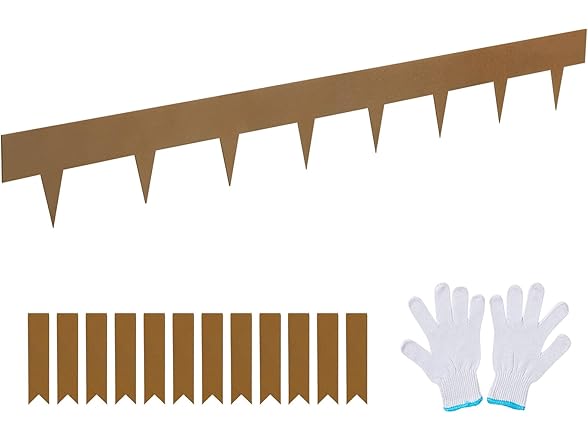 VEVOR 10-pack Steel Garden Edging Borders