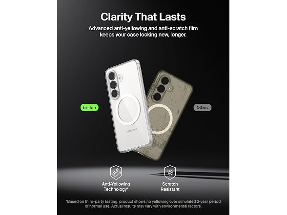 Belkin Clear Samsung Galaxy S26 Case