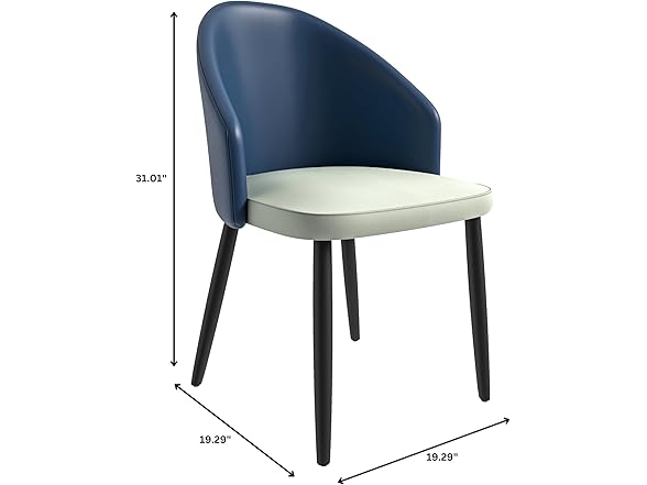 LeisureMod Paradiso Dining Chair