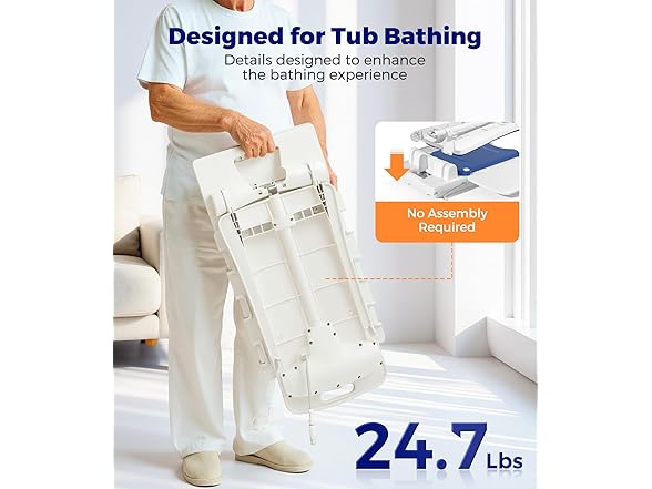 Electric Chair Lift Assist Devices for Seniors, Stand Up Independently from Floor with Remote Control, 300 LBS Capacity, 2 in1 Lift Chairs for Elderly, Waterproof Bath Lift for Tub for Elderly (Open Box)
