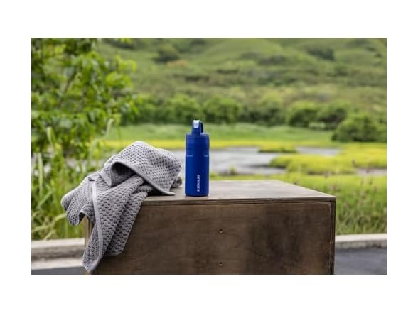 Stanley IceFlow Cap and Carry Water Bottle, 36oz, Lapis Glimmer