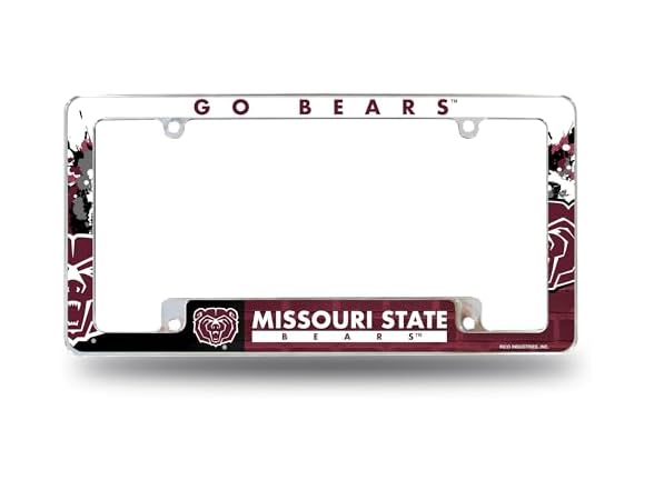 MO State Bears Chrome Frame 12x6