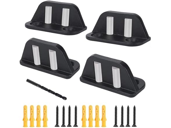 WWFFEN WWFFEN 4 Pack Barn Door Floor Guide Bea