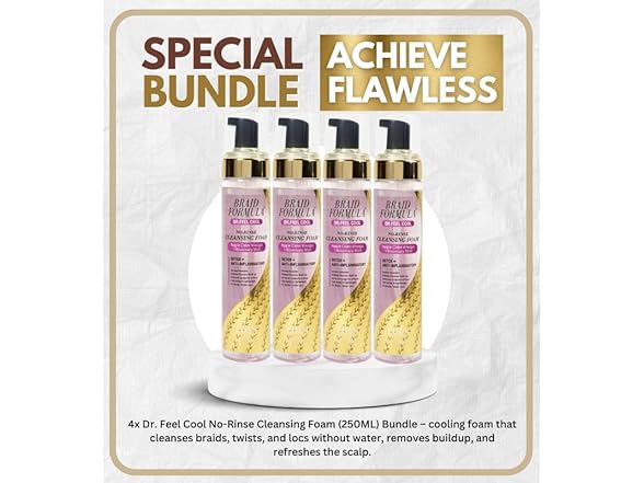 EBIN NEW YORK Foam Cleanser – 4x Dr. Feel Cool No-Rins