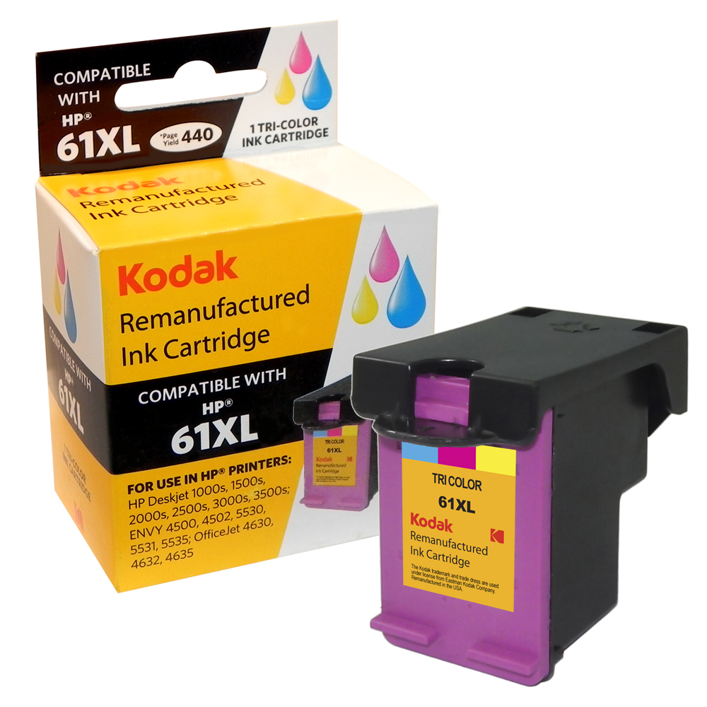 Compatible HP 61 Ink Cartridge Combo Pack (1 Black, 1 TriColor) - Gallery 6