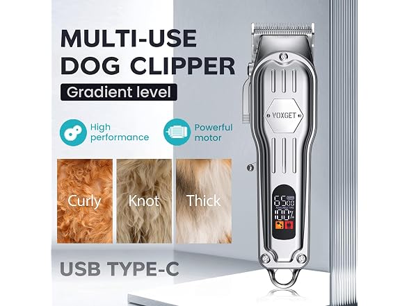 VOXGET Dog Clippers for Grooming Thick