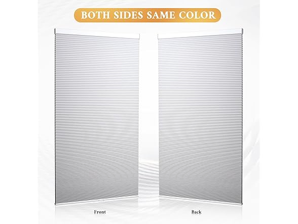 Atxbyoh Cordless Blackout Cellular Shades for Indoor Windows