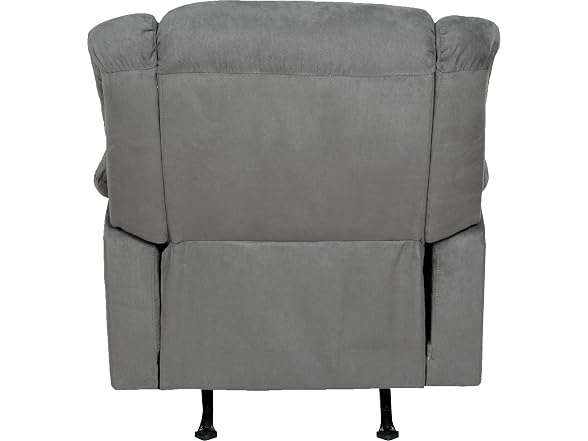Relaxzen Massaging Rocker Recliner, Gray