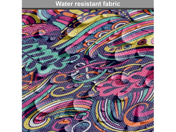 Ambesonne Psychedelic Fabric by The Yard