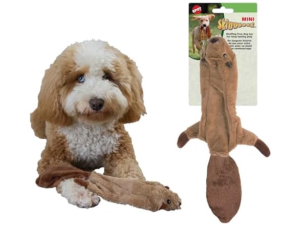 SPOT Skinneeez Beaver Dog Toy
