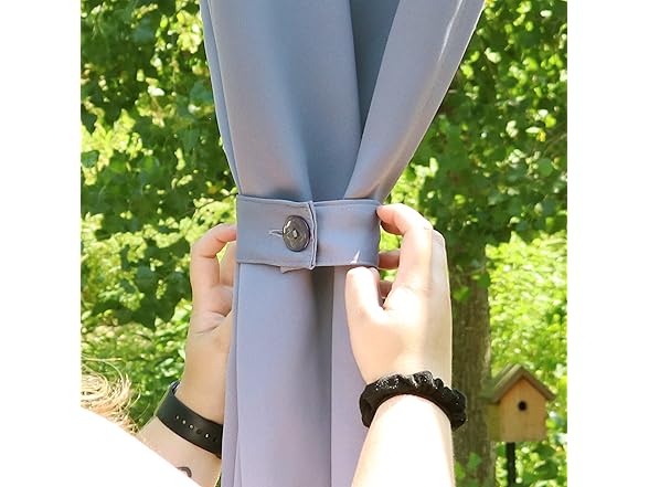 Sunnydaze Decor Blackout Panel, 52x108, Grey