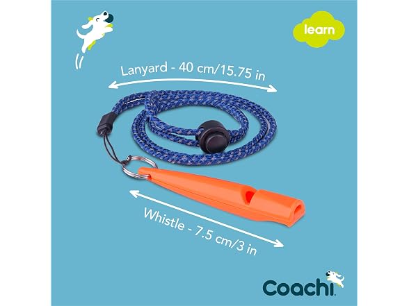 Company of Animals Coachi Training Whistle | Coral
