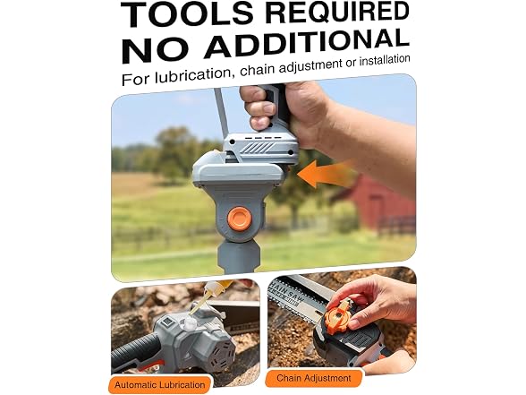 TaskStar 2-in-1 Pole Saw 8"