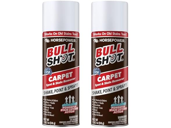 Horsepower BullShot Carpet Spot & Stain Remover- 2PK