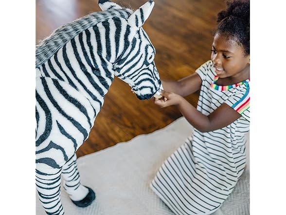 Melissa & Doug Giant Striped Zebra