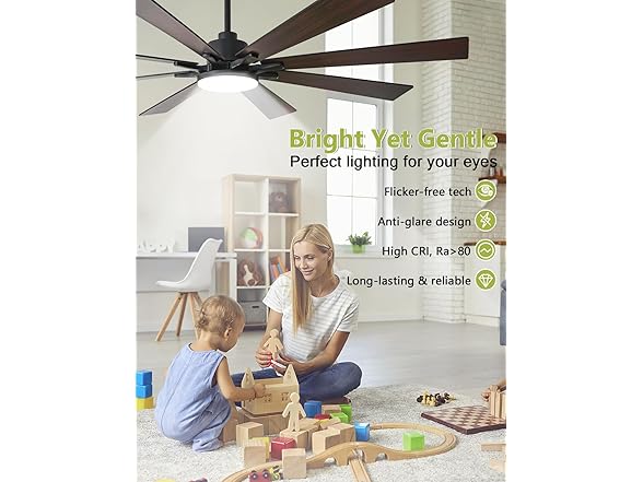 72 Inch Modern Ceiling Fans