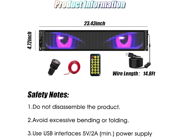 Probapro Devil Eyes LED Light for Car