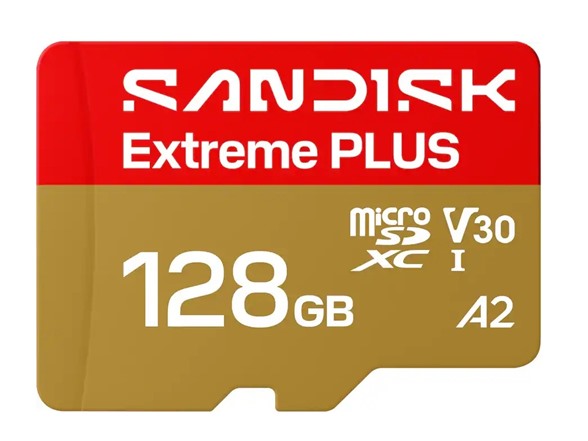 SanDisk Extreme PLUS 128GB microSDXC Card
