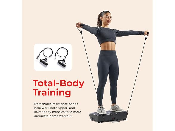 Sunny Health & Fitness 2D Vibration Platform Exercise Machine w/ Remote