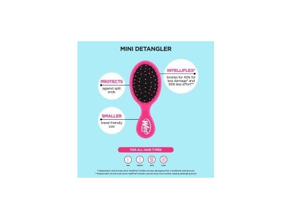 Wet Brush Squirt Detangler Hair Brushes - Lagoon, Geo
