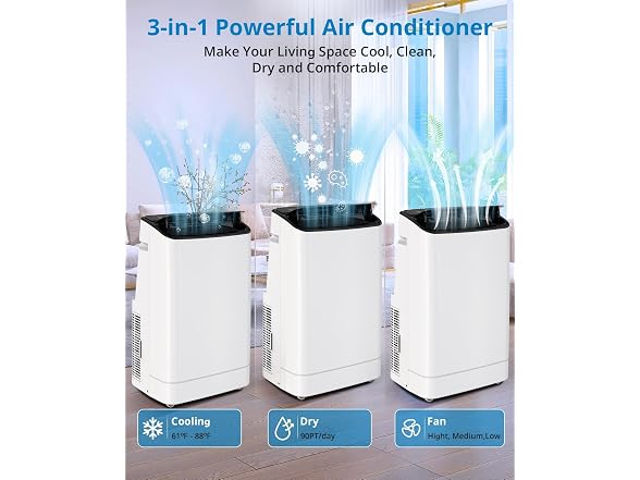 PrecisionAuto 14000 BTU Portable Air Conditioner