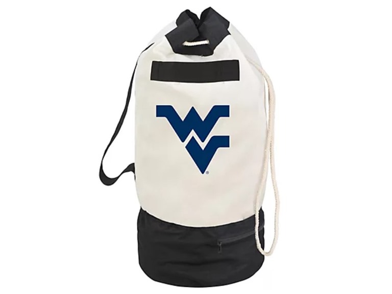 Smart Design Collegiate Heavy Duty Duffel Bag with Two Compartments 15 x 30 inch Canvas Officially Licensed Logo