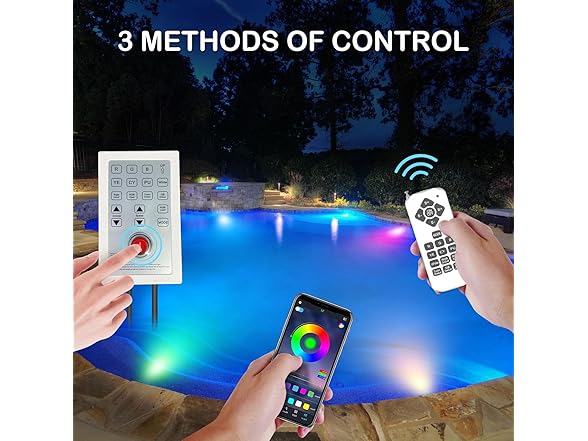 Mopzlink Lights for Inground Pool- Choose Size