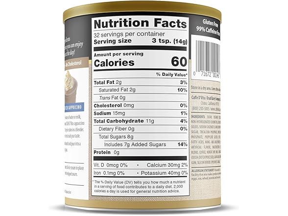 Caffe D'Vita Pumpkin Spice Latte Cappuccino