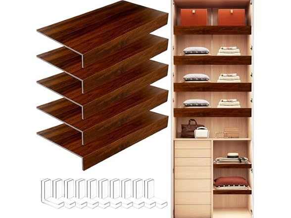 FAHKNS Wire Shelf Covers Walnut