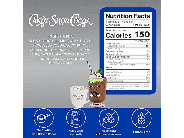 Candy Shop Cocoa YORK Peppermint Pattie Cocoa Mix