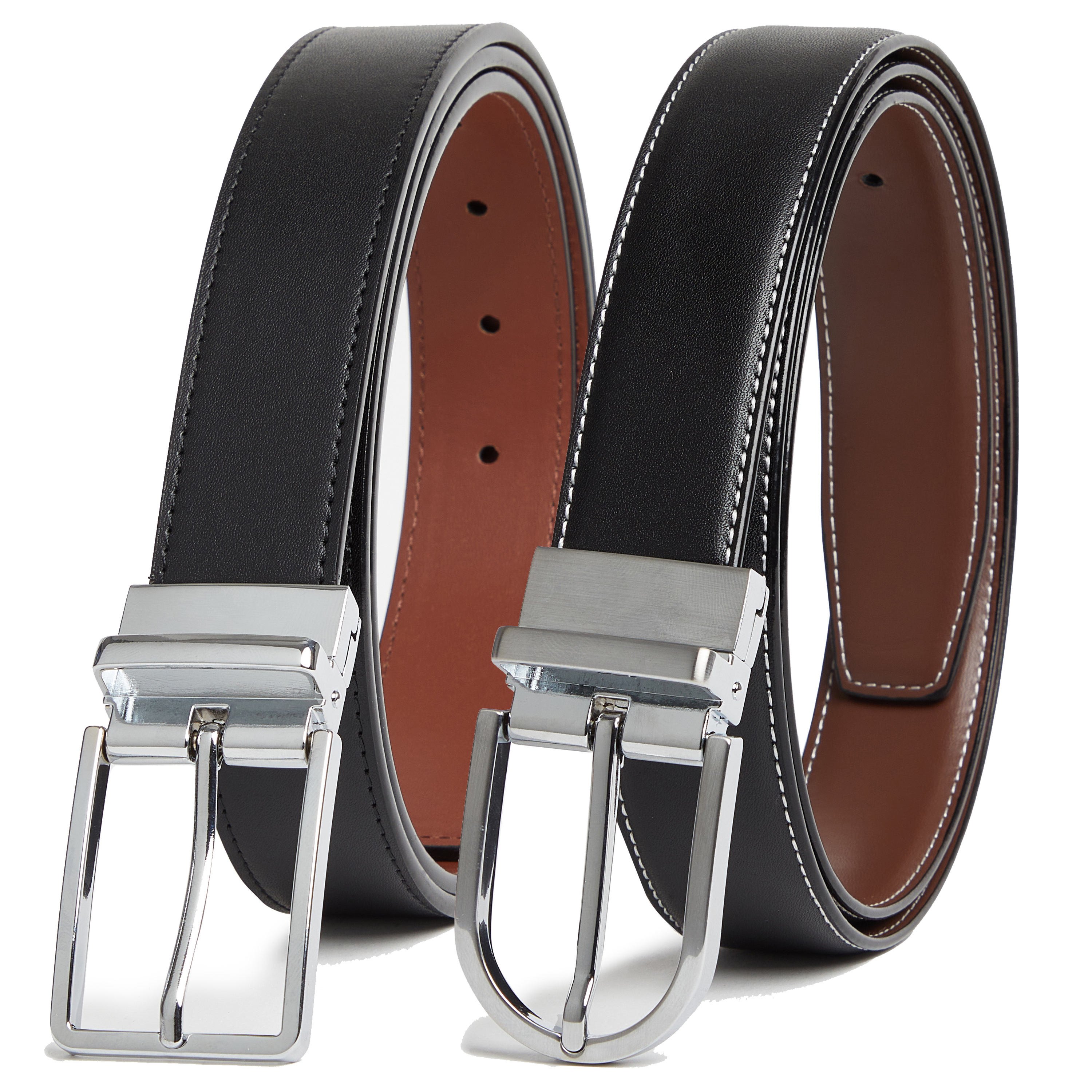 Giorgio Brutini Reversible Leather Belt - Gallery 18