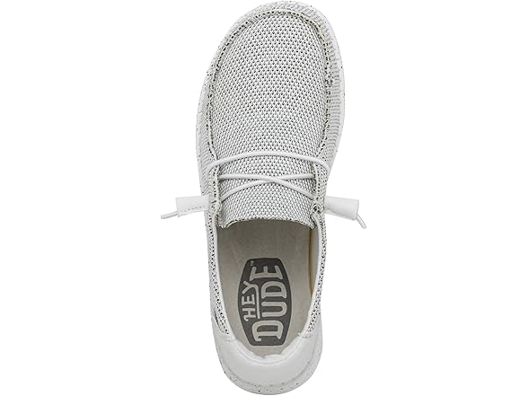 HEYDUDE Womens Wendy Sox Stone White (5)