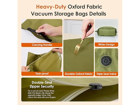 (4 Pack) Vacuum Storage Bags & Electric Pump