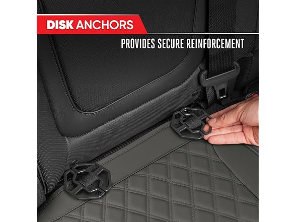 Rear Seat Cushion Gray Diamond Stitch